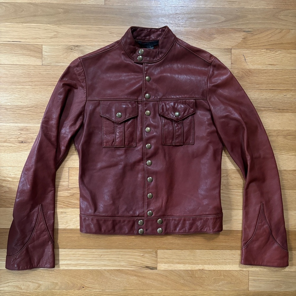 Vintage Lucky Brand Size Small Women’s Brown Leather Jacket